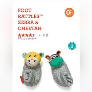 Infantino Sock Bootie Rattle
